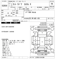 Daihatsu TANTO лот № 2856 оценка RA  с аукциона в Японии 4