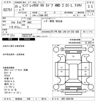 Subaru IMPREZA лот № 2751 оценка 3.5  с аукциона в Японии 6