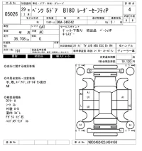 Mercedes-Benz B CLASS лот № 5026 оценка 4  с аукциона в Японии 6