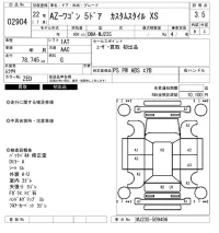 Mazda AZ WAGON лот № 2904 оценка 3.5  с аукциона в Японии 5