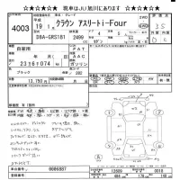 Toyota CROWN лот № 4003 оценка 3.5  с аукциона в Японии 11