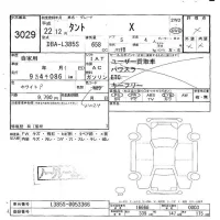 Daihatsu TANTO лот № 3029 оценка -  с аукциона в Японии 5