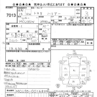 Toyota HARRIER лот № 7013 оценка 3  с аукциона в Японии 7