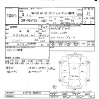 Nissan AD лот № 1051 оценка R  с аукциона в Японии 9