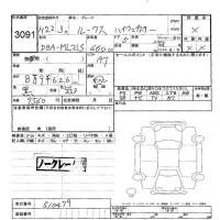 Nissan ROOX лот № 3091 оценка -  с аукциона в Японии 6