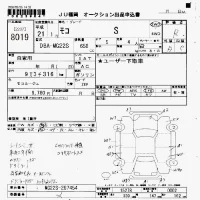 Nissan MOCO лот № 8019 оценка R  с аукциона в Японии 7