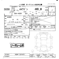 Mitsubishi EK WAGON лот № 3058 оценка -  с аукциона в Японии 5