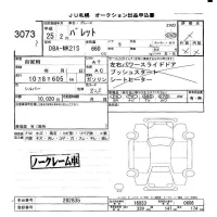 Suzuki PALETTE лот № 3073 оценка -  с аукциона в Японии 6