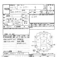 Suzuki HUSTLER лот № 1826 оценка 3  с аукциона в Японии 10