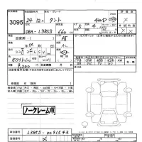 Daihatsu TANTO лот № 3095 оценка -  с аукциона в Японии 6