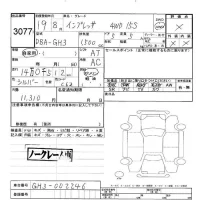 Subaru IMPREZA лот № 3077 оценка -  с аукциона в Японии 5