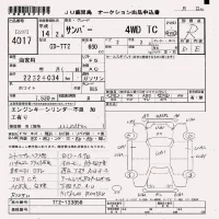 Subaru SAMBAR лот № 4017 оценка R  с аукциона в Японии 7
