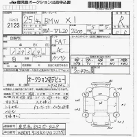 BMW X1 лот № 2123 оценка R  с аукциона в Японии 7