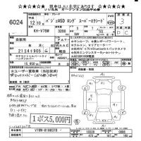 Mitsubishi PAJERO лот № 6024 оценка 3  с аукциона в Японии 6