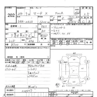 Nissan MARCH лот № 202 оценка 3.5  с аукциона в Японии 6