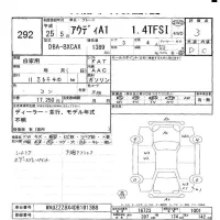 Audi A1 лот № 292 оценка 3  с аукциона в Японии 5
