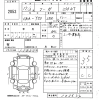 Nissan FUGA лот № 2053 оценка 3.5  с аукциона в Японии 5