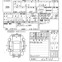Nissan MOCO лот № 205 оценка 4  с аукциона в Японии 5