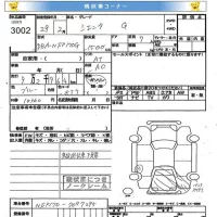 Toyota SIENTA лот № 3002 оценка   с аукциона в Японии 11
