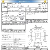 Toyota PRIUS ALPHA лот № 4072 оценка 3.5  с аукциона в Японии 5