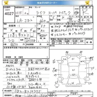 Honda LIFE лот № 4027 оценка R  с аукциона в Японии 5