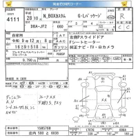 Honda N BOX лот № 4111 оценка R  с аукциона в Японии 5