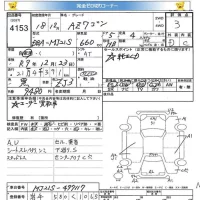 Mazda AZ WAGON лот № 4153 оценка 3  с аукциона в Японии 5