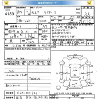 Nissan SERENA лот № 4180 оценка 3.5  с аукциона в Японии 8