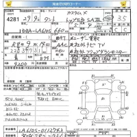 Daihatsu TANTO лот № 4281 оценка 3.5  с аукциона в Японии 5