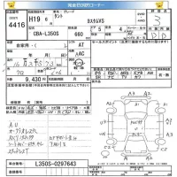 Daihatsu TANTO лот № 4416 оценка 3  с аукциона в Японии 5