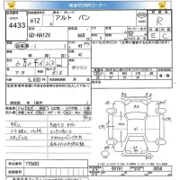 Suzuki ALTO VAN лот № 4433 оценка R  с аукциона в Японии 4
