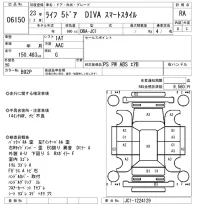 Honda LIFE лот № 6150 оценка RA  с аукциона в Японии 5