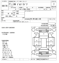 Volkswagen GOLF лот № 6178 оценка 3  с аукциона в Японии 5