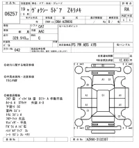 Toyota VOXY лот № 6257 оценка RA  с аукциона в Японии 5