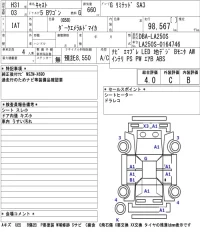 Daihatsu Cast лот № 3062 оценка 4  с аукциона в Японии 5