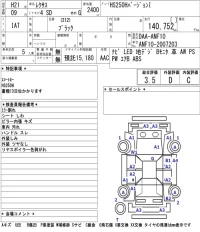 Lexus HS лот № 71 оценка 3.5  с аукциона в Японии 5