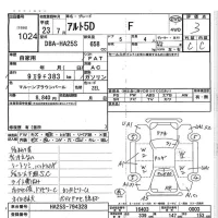 Suzuki ALTO лот № 1024 оценка 3  с аукциона в Японии 7