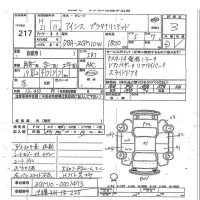 Toyota ISIS лот № 217 оценка 3  с аукциона в Японии 7