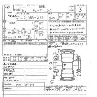 Nissan CUBE лот № 1048 оценка 3  с аукциона в Японии 7