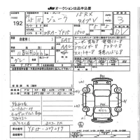 Nissan JUKE лот № 192 оценка 3  с аукциона в Японии 7