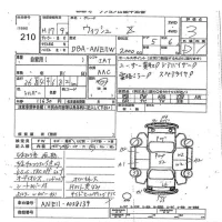 Toyota WISH лот № 210 оценка 3  с аукциона в Японии 7