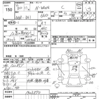 Honda N WGN лот № 150 оценка 3  с аукциона в Японии 7