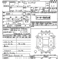 Nissan MARCH лот № 3043 оценка 3.5  с аукциона в Японии 9