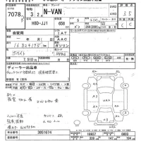 Honda N VAN лот № 7078 оценка 3.5  с аукциона в Японии 9