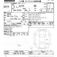 Suzuki SWIFT лот № 3015 оценка 5  с аукциона в Японии 7