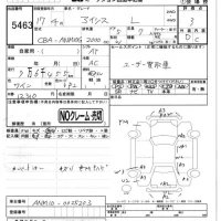 Toyota ISIS лот № 5463 оценка 3  с аукциона в Японии 4