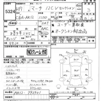 Nissan MARCH лот № 5324 оценка 3  с аукциона в Японии 4