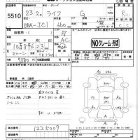 Honda LIFE лот № 5510 оценка R  с аукциона в Японии 4
