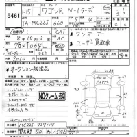 Suzuki WAGON R лот № 5461 оценка 3.5  с аукциона в Японии 4