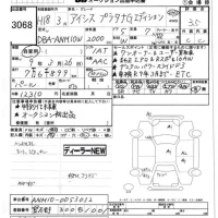 Toyota ISIS лот № 3068 оценка 3.5  с аукциона в Японии 5